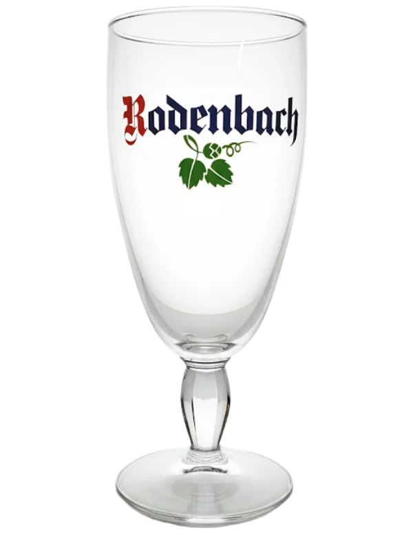 Copa cerveza Rodenbach — logo gótico (25 cl) 1990s–2000s