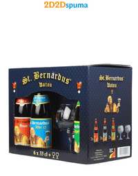 Estuche St Bernardus 6 cervezas de + 2 copas
