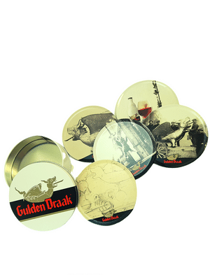 Posavasos Gulden Draak de metal