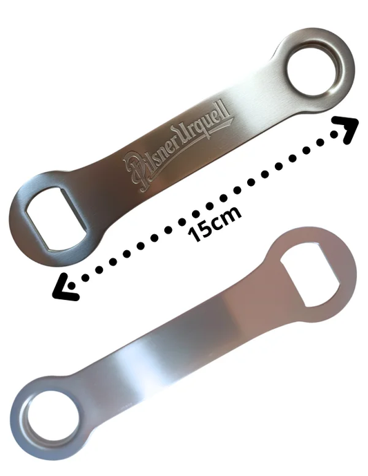 Abridor Pilsner Urquell “bar blade” en acero