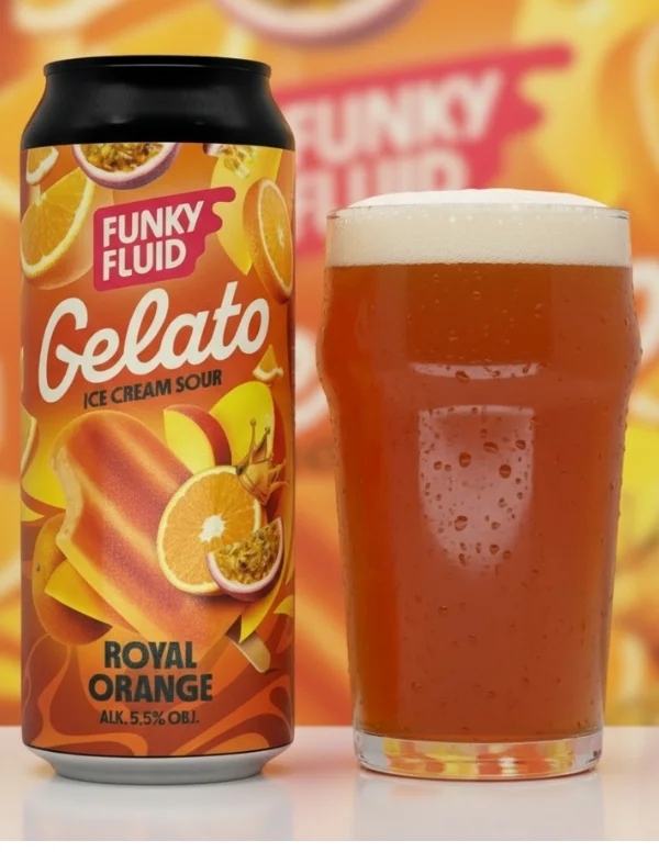 Funky Fluid Gelato: Royal Orange