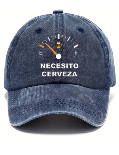 Gorra cervecera 'Necesito cerveza'