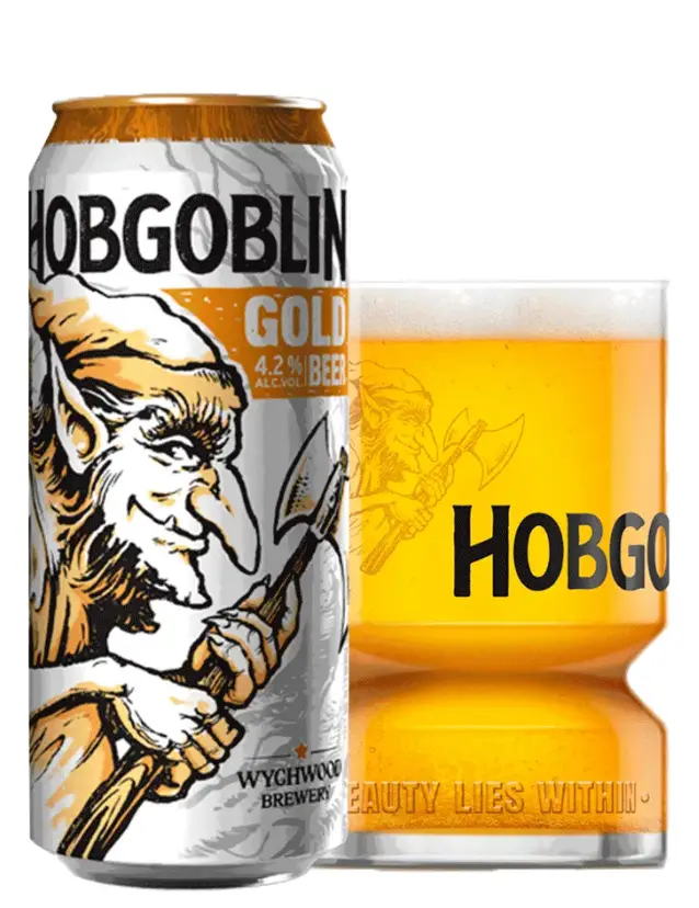 Hobgoblin Gold (lata). Cervejas artesanais online - Só Artesanais