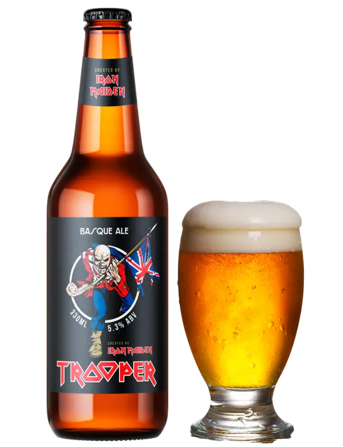 Iron Maiden Trooper Basque Ale. Cervejas artesanais online - Só Artesanais