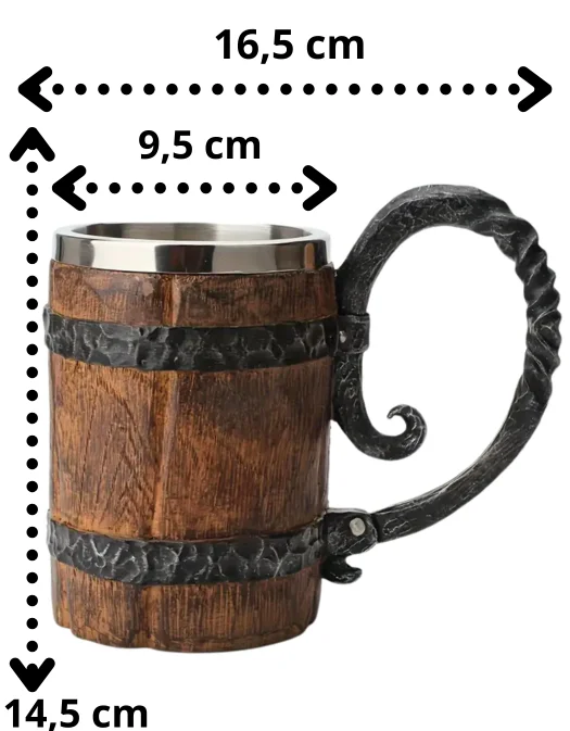 Jarra de cerveza medieval