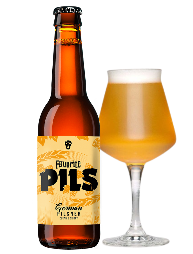 La Pirata Favorite Pils. Cervejas artesanais online - Só Artesanais