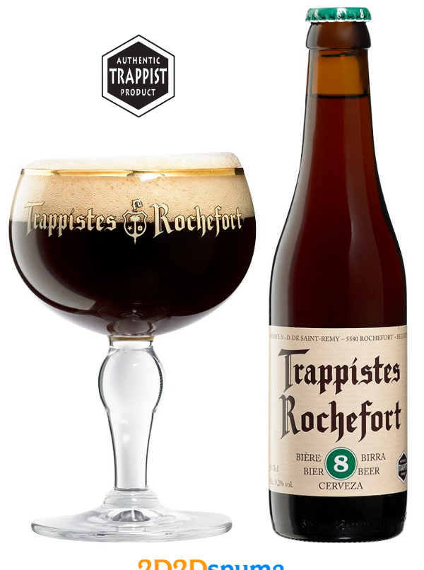 Trappistes Rochefort 8. Cervejas artesanais online - Só Artesanais