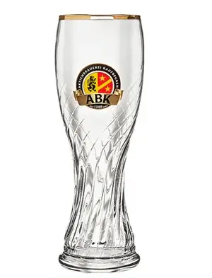 Vaso Aktienbrauerei Kaufbeuren Weissbier. Loja de coleccionadores de cerveja - Só Artesanais